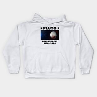 Pluto Never Forget Kids Hoodie